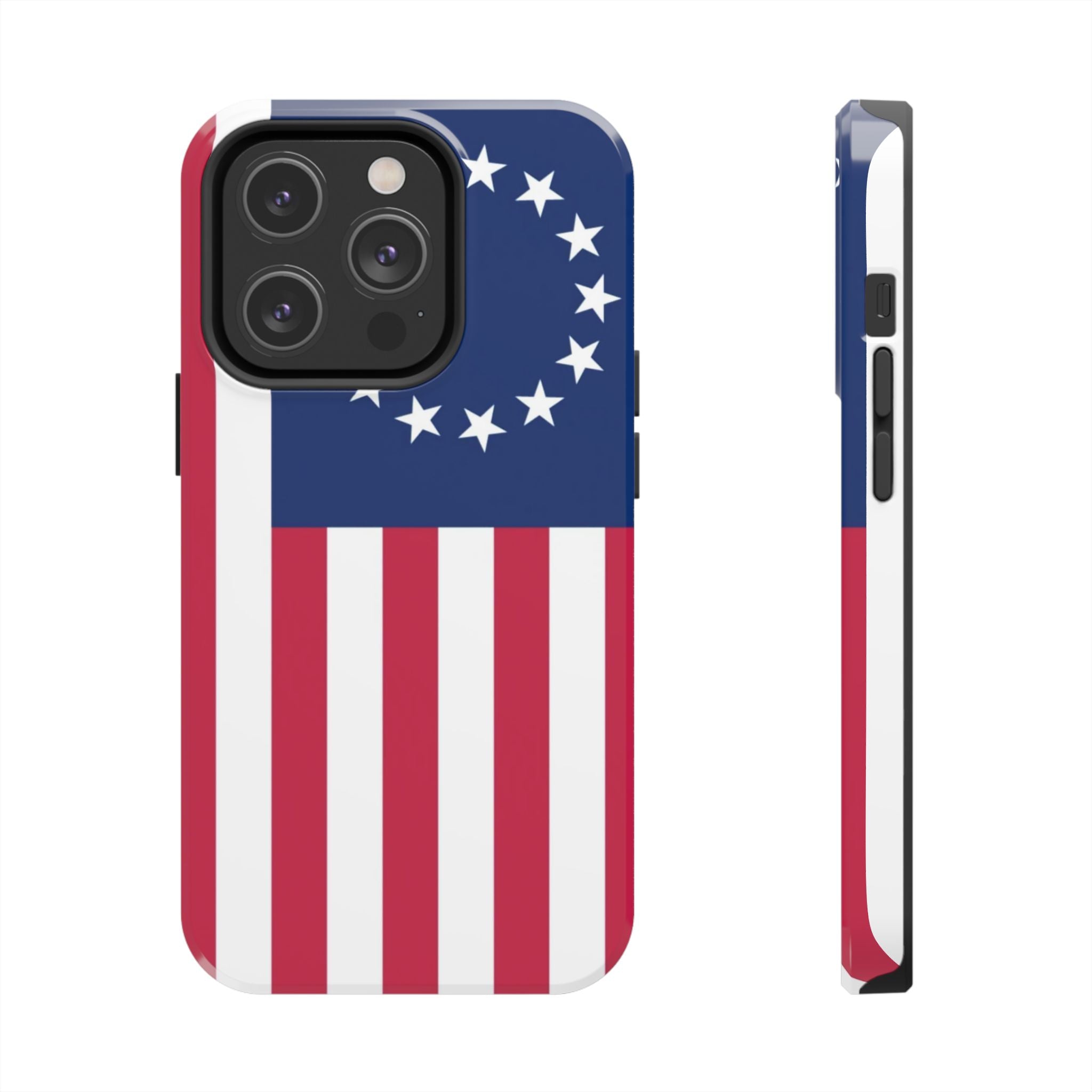 Betsy Ross Flag Tough Phone Case — Vintage 13-Star American Patriotic Cover