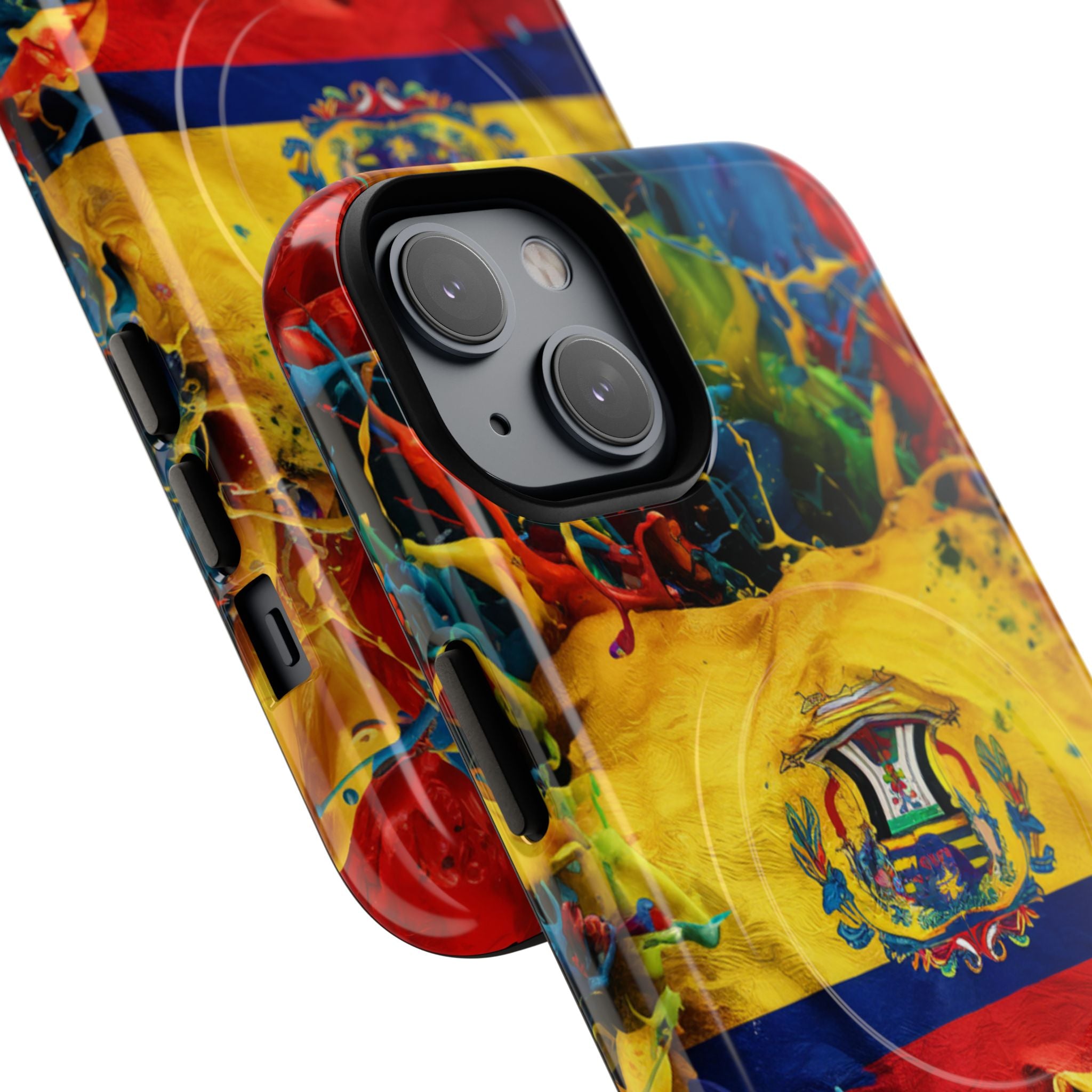 Paint Splash Phone Case, Ecuadorian design fits Iphone 14-16