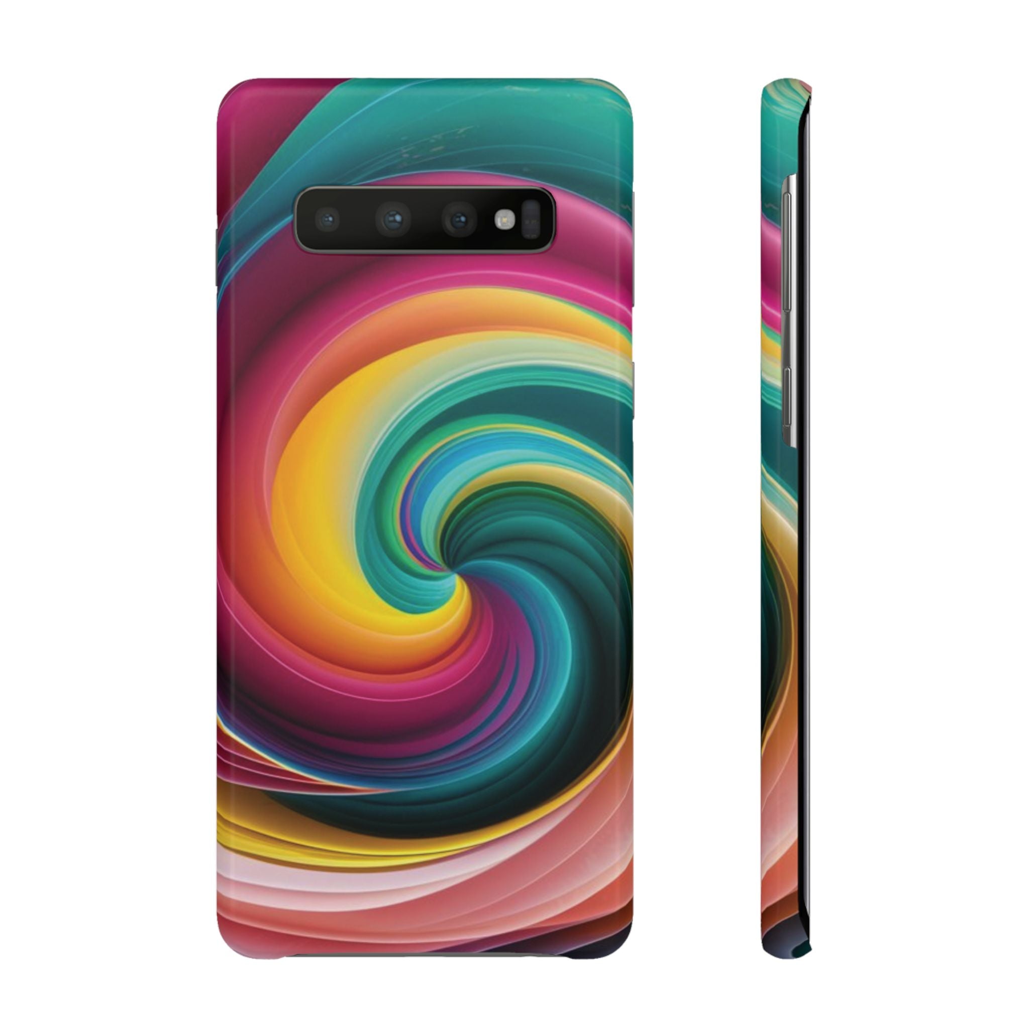 Colorful Abstract Swirl Phone Case I phone 18-13