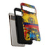 Phone Case, Ecuadorian Flag Paint Splash Design For Samsung And Google Pixel