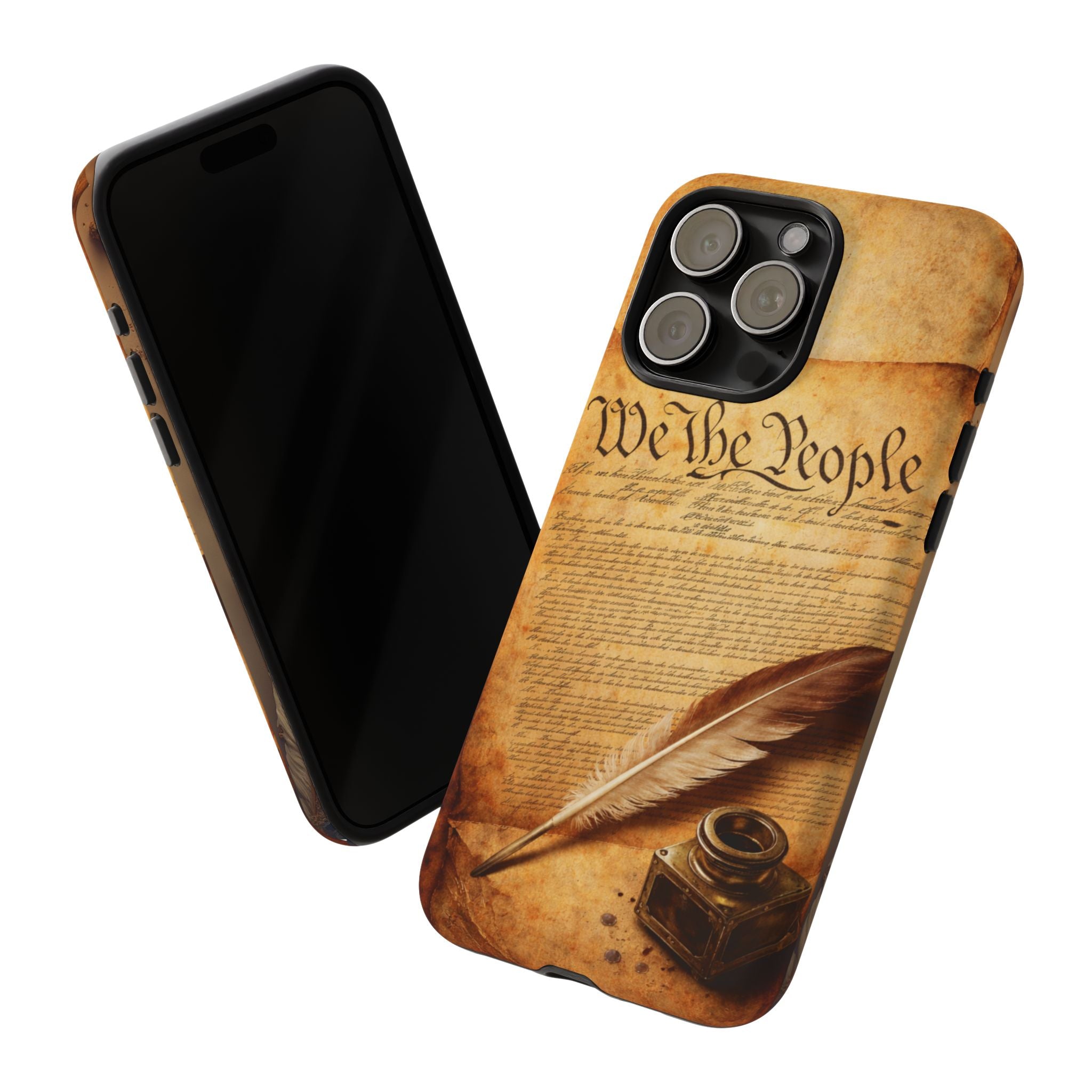 Patriotic "We The People" Phone Case — Vintage Constitution Design