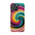 Colorful Abstract Swirl Phone Case I phone 18-13