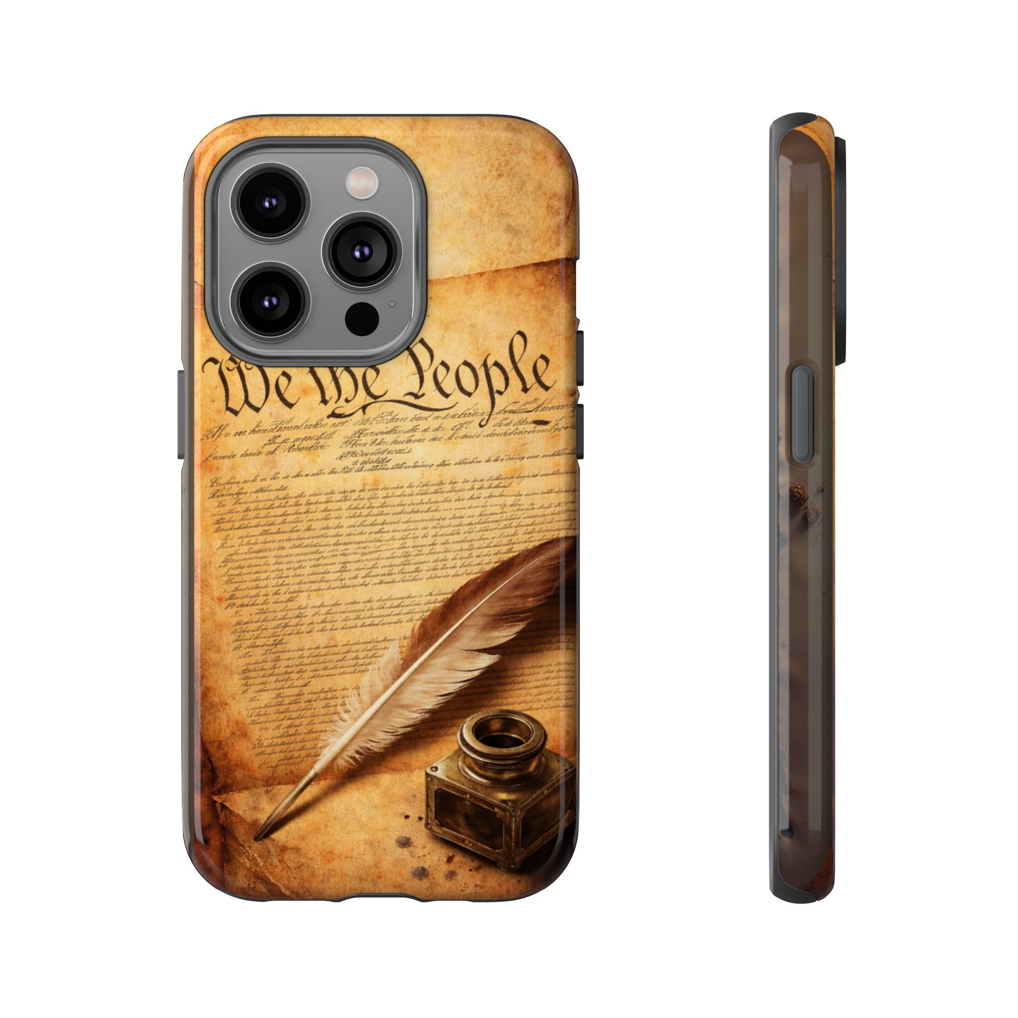 Patriotic "We The People" Phone Case — Vintage Constitution Design
