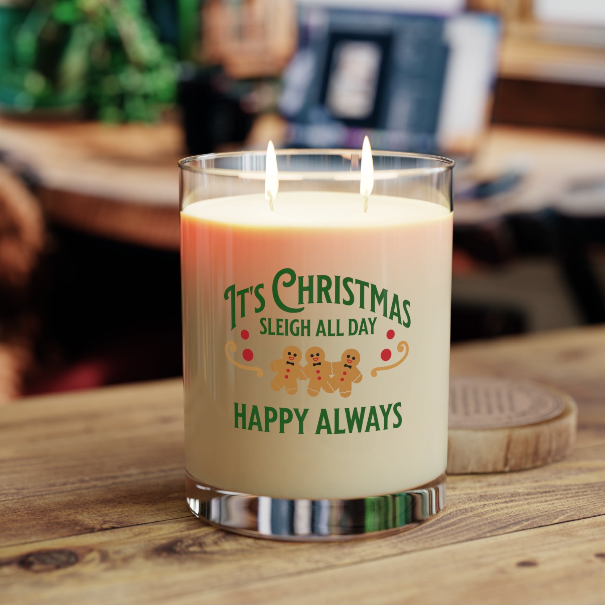 Christmas Scented Candle - Gingerbread Theme