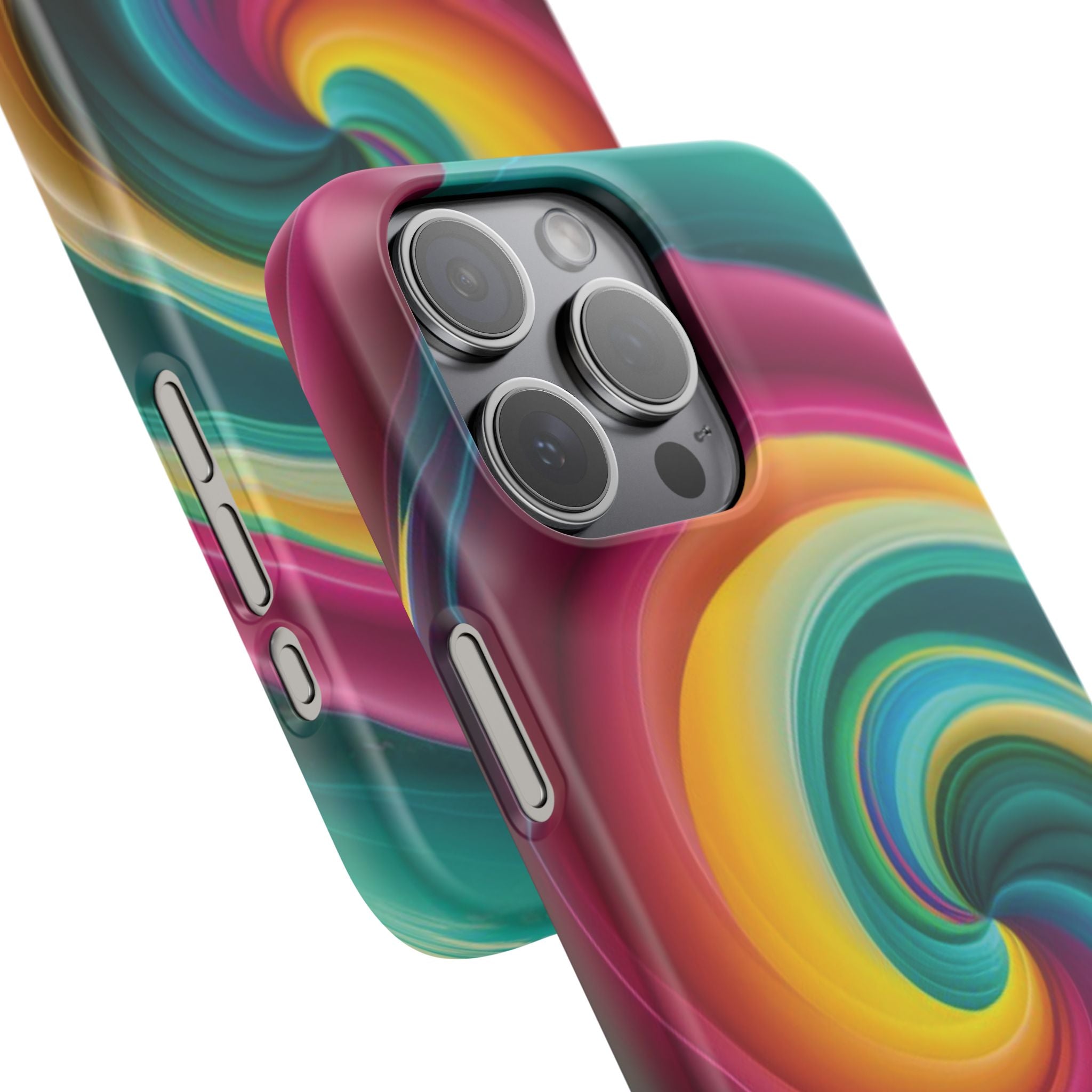 Colorful Abstract Swirl Phone Case I phone 18-13