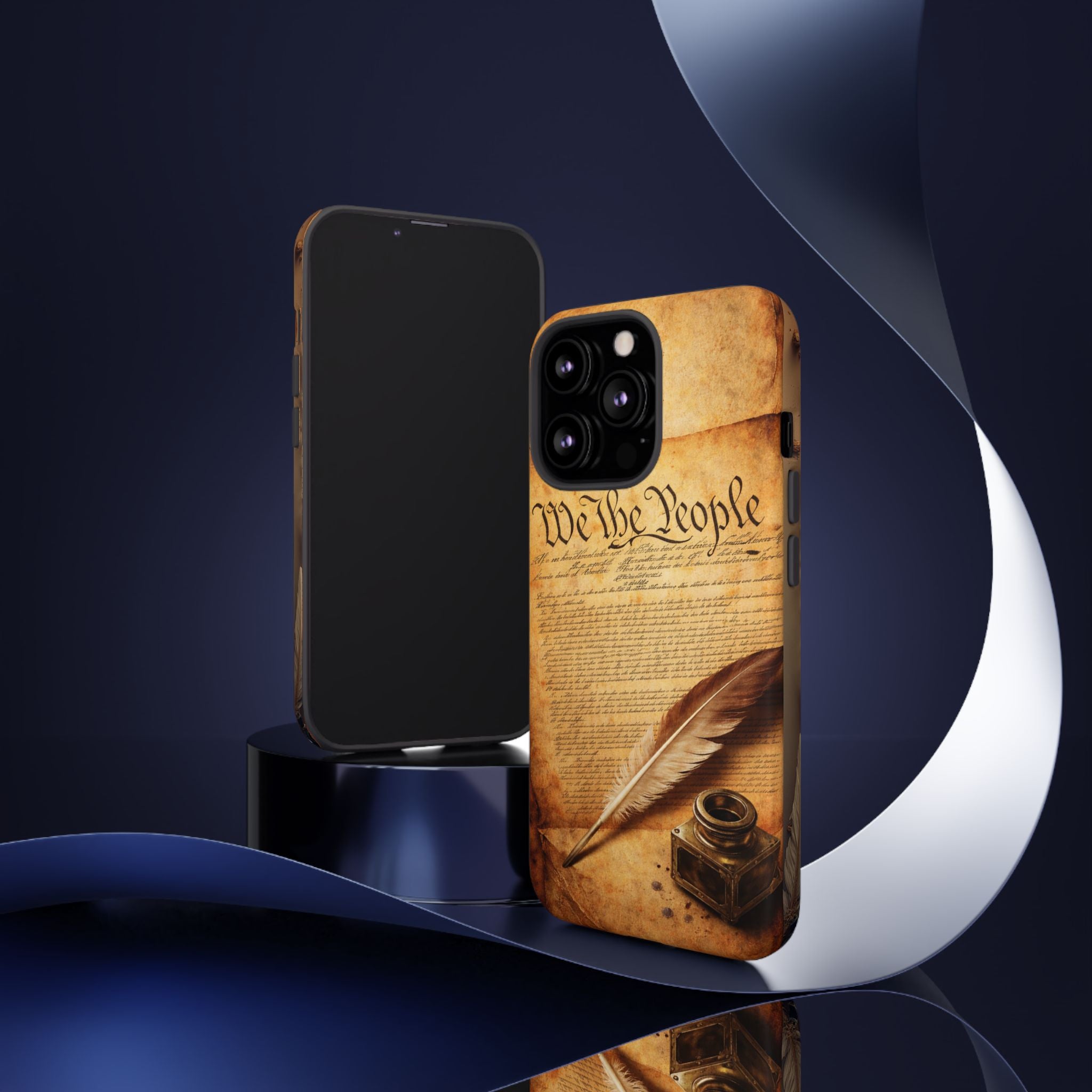 Patriotic "We The People" Phone Case — Vintage Constitution Design
