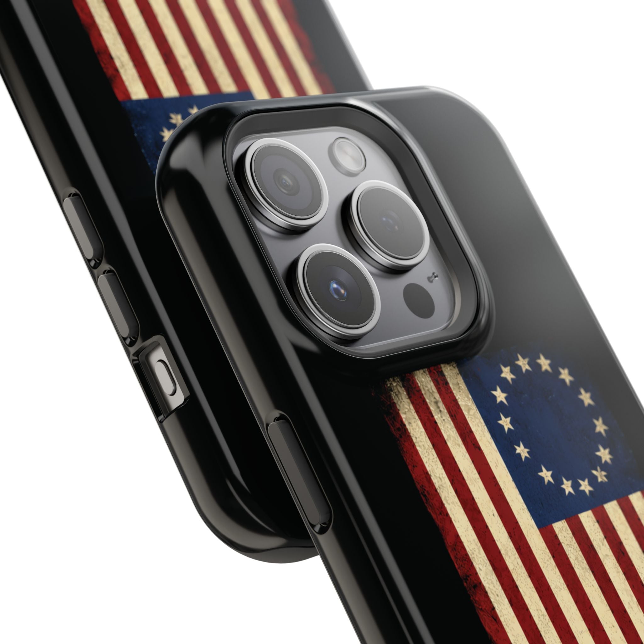 Phone Case — Vintage Betsy Ross Flag "We the People" Magnetic Impact-Resistant Case