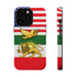 Persian Lion & Dove Magnetic Phone Case — Impact-Resistant iPhone Cover