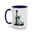 Statue of Liberty Ceramic Mug — Colorful 11oz & 15oz Patriotic Coffee Cup