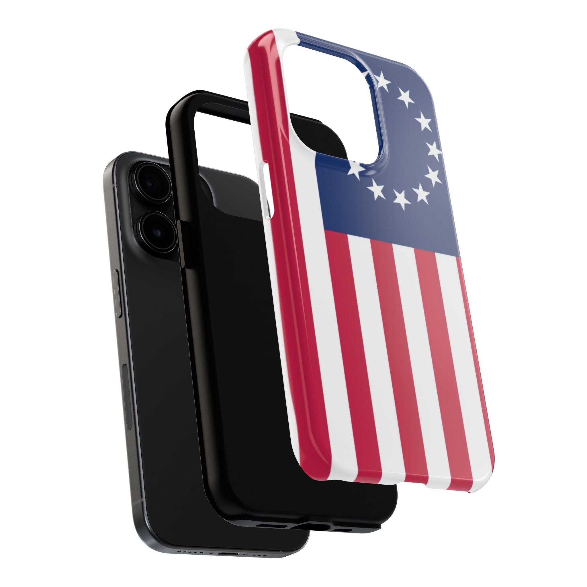 Betsy Ross Flag Tough Phone Case — Vintage 13-Star American Patriotic Cover