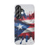 Phone Case For Samsung- Paint Splash Puerto Rican Flag