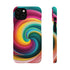 Colorful Abstract Swirl Phone Case I phone 18-13