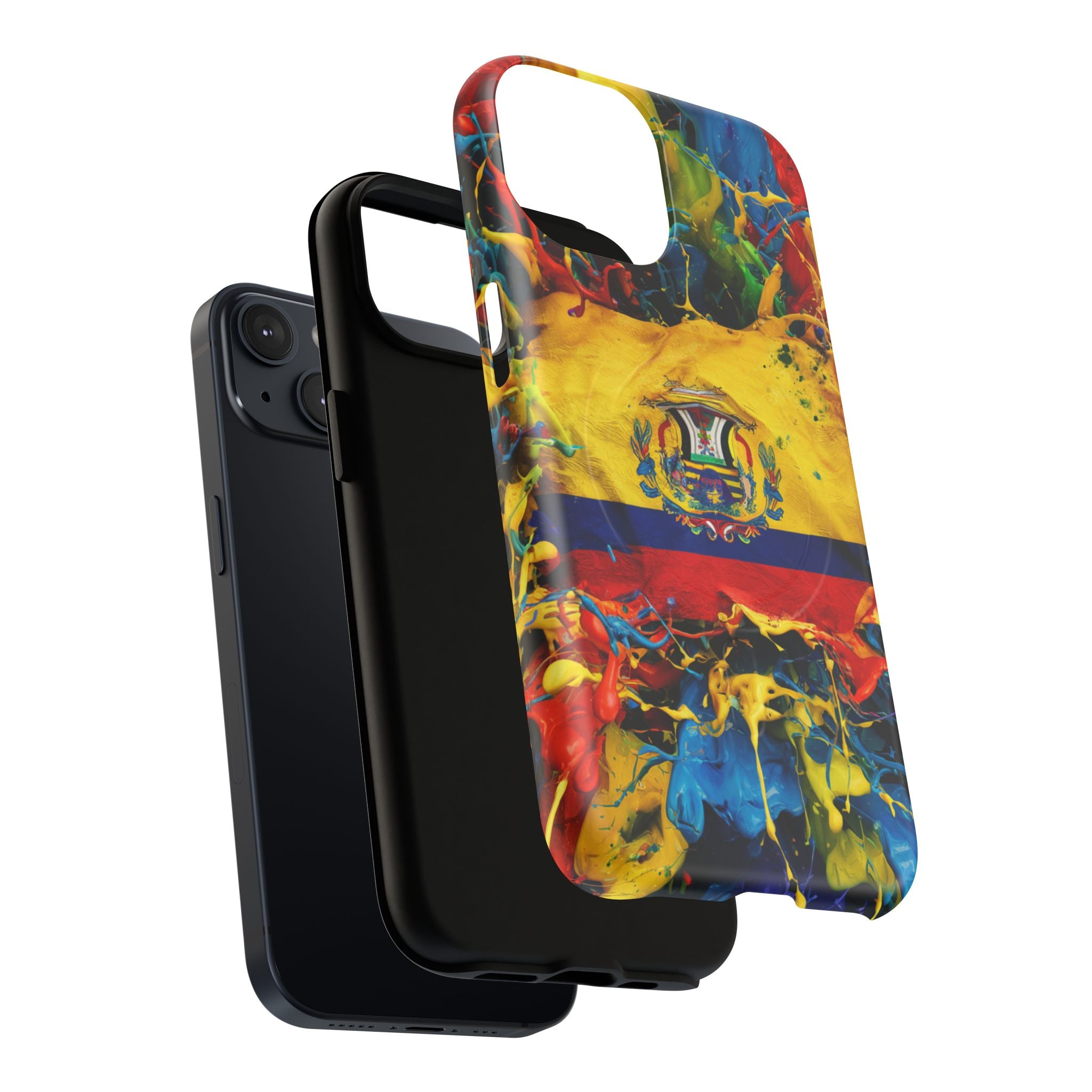Paint Splash Phone Case, Ecuadorian design fits Iphone 14-16