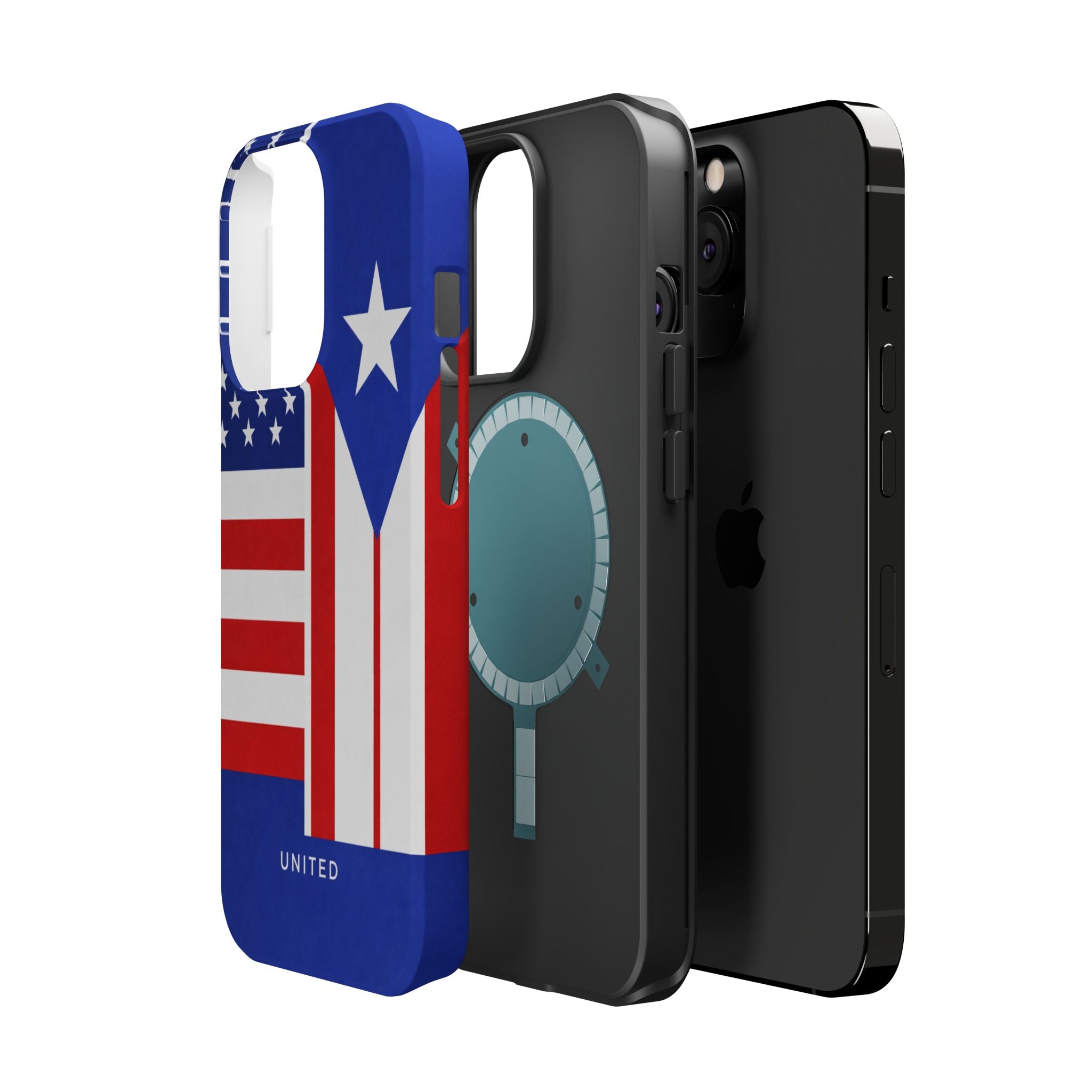 Puerto Rico USA Unity Flag Phone Case Iphone 13-17