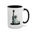 Statue of Liberty Ceramic Mug — Colorful 11oz & 15oz Patriotic Coffee Cup