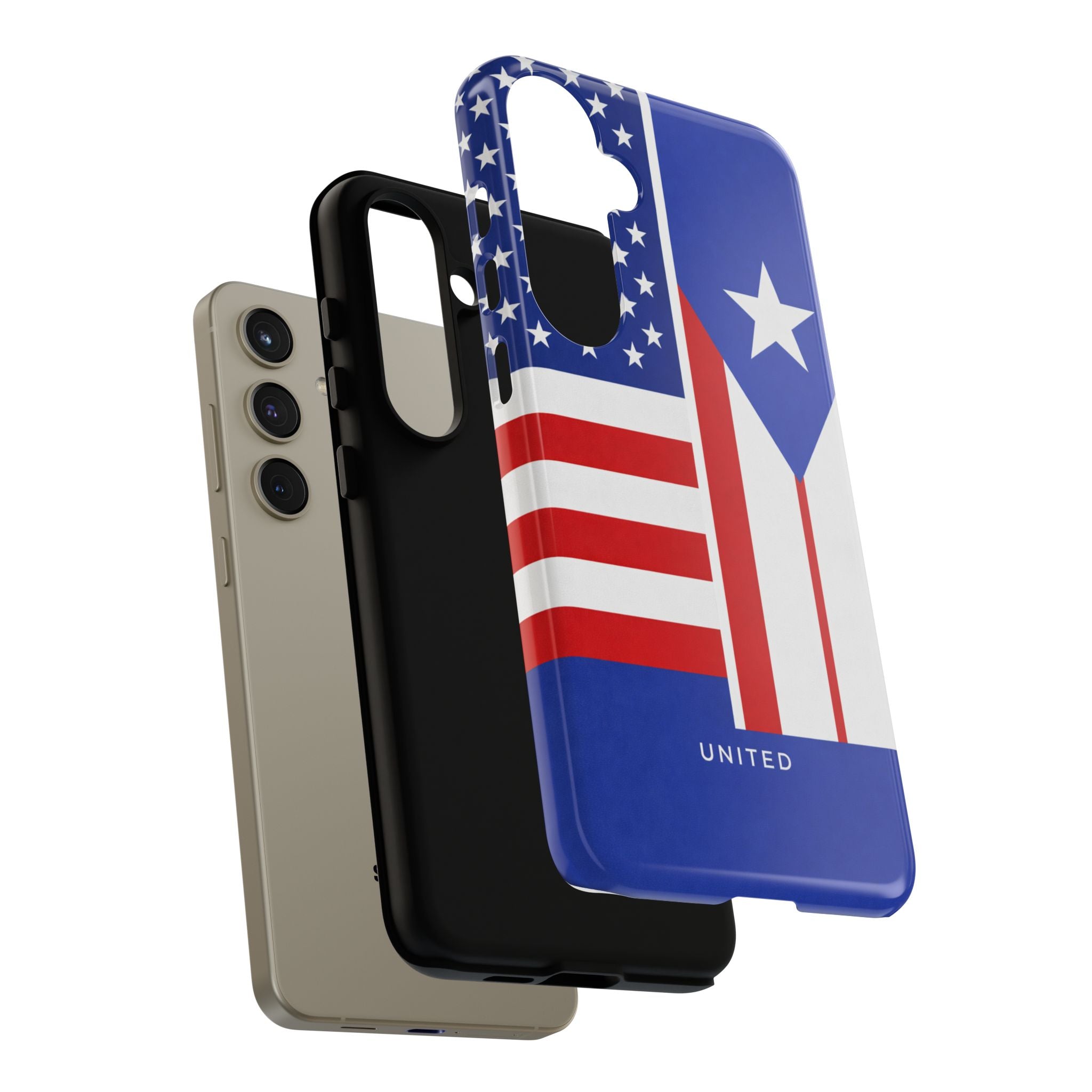 Puerto Rico USA Unity Flag Phone Case Samsung
