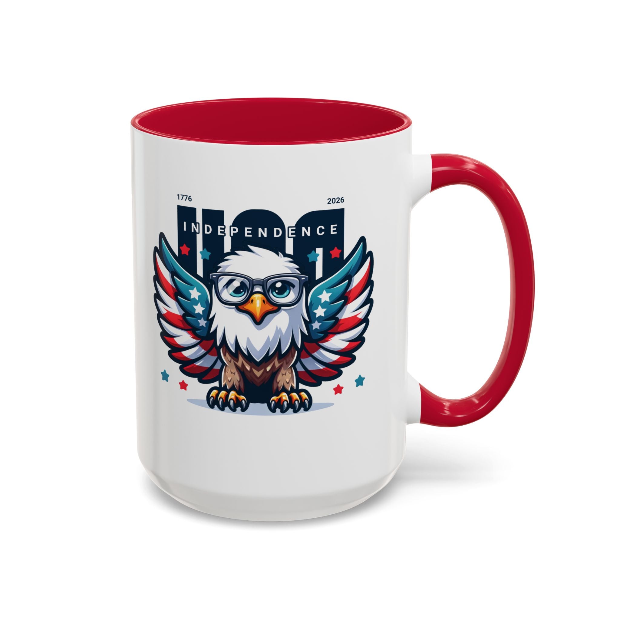 Independence Eagle Mug — Patriotic 15oz Coffee Cup for Fourth of July