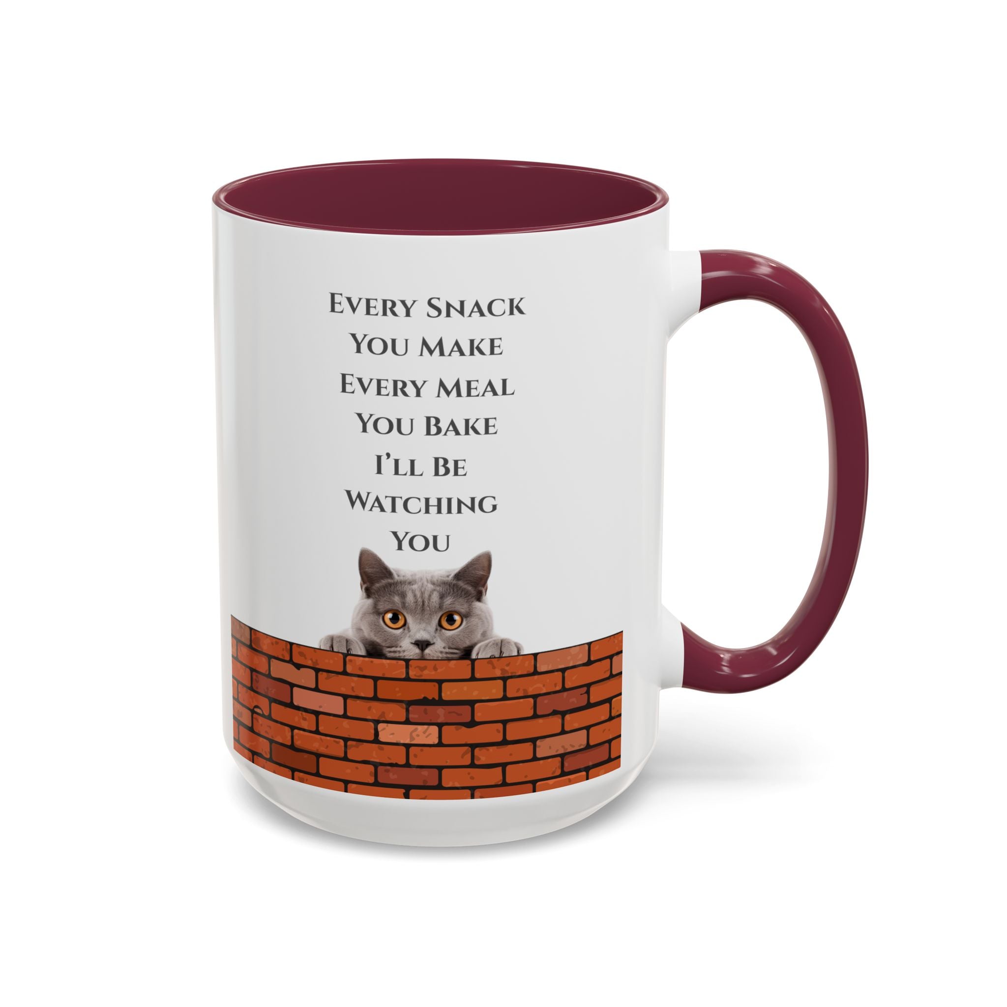 Whimsical Cat Mug with Playful Quote, Cute Coffee Cup for Cat Lovers, Gift for Home & Kitchen, Funny Drinkware