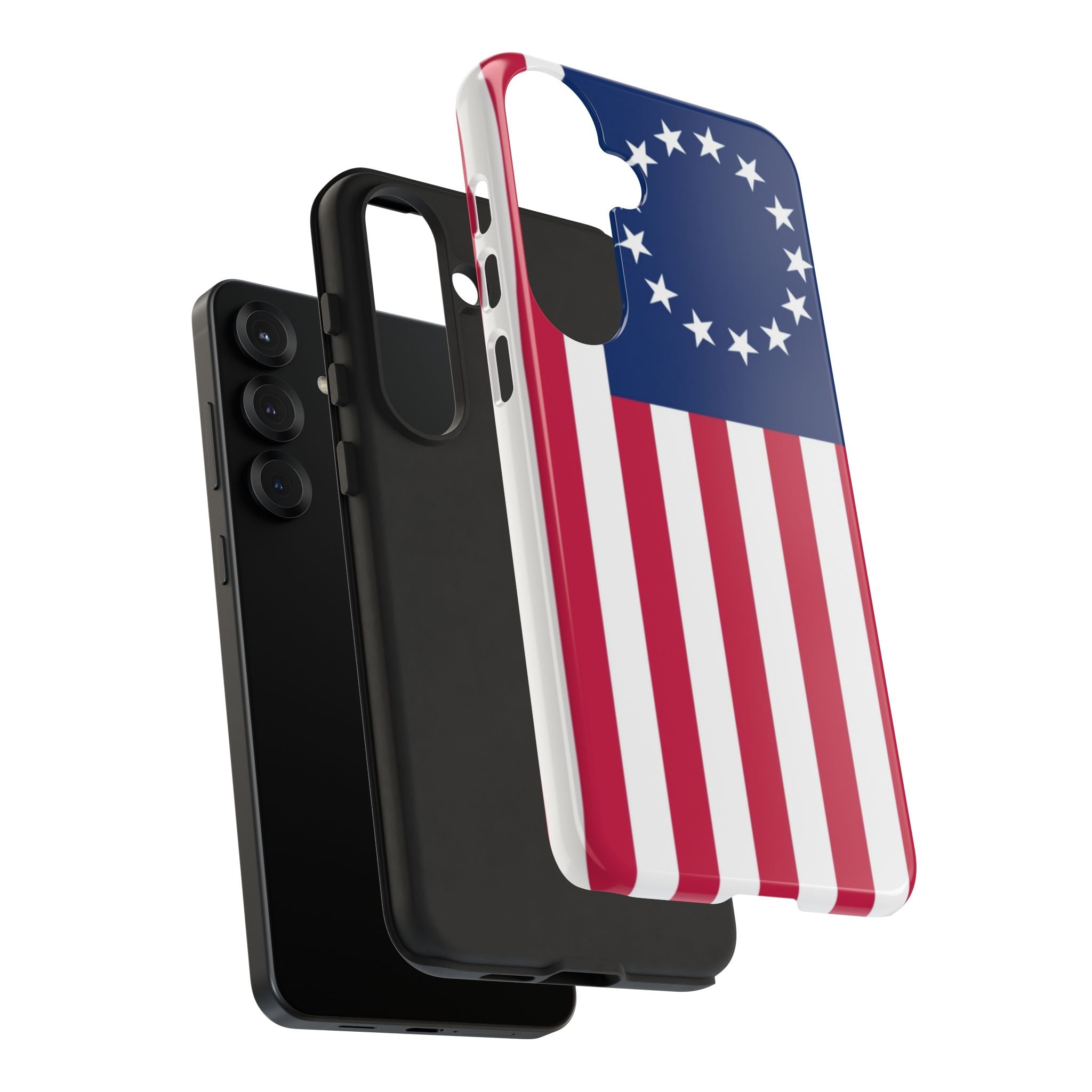 Betsy Ross Flag Tough Phone Case — Patriotic 13-Star American Protective Cover