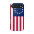 Betsy Ross Flag Tough Phone Case — Vintage 13-Star American Patriotic Cover