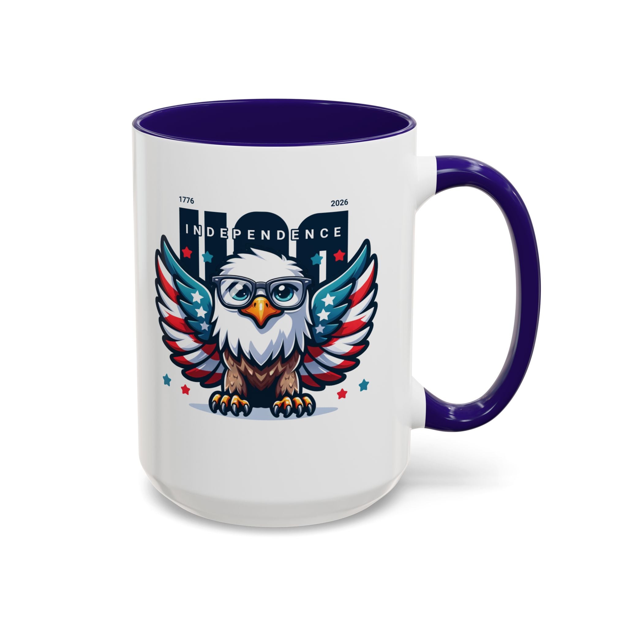 Independence Eagle Mug — Patriotic 15oz Coffee Cup for Fourth of July