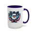 Independence Eagle Mug — Patriotic 15oz Coffee Cup for Fourth of July