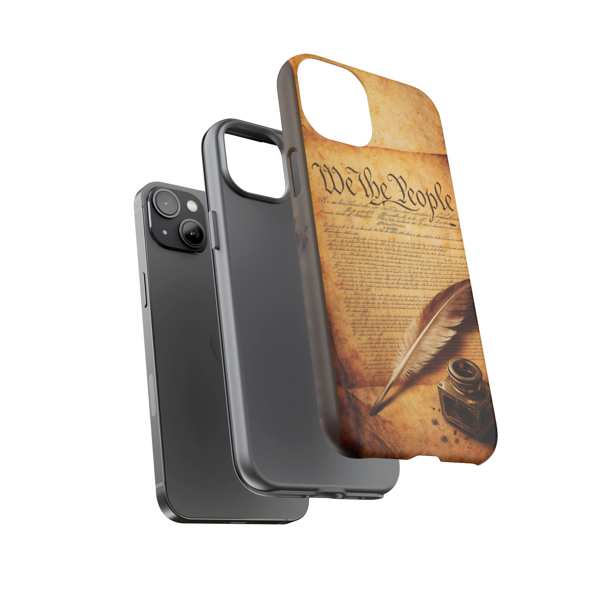 Patriotic "We The People" Phone Case — Vintage Constitution Design