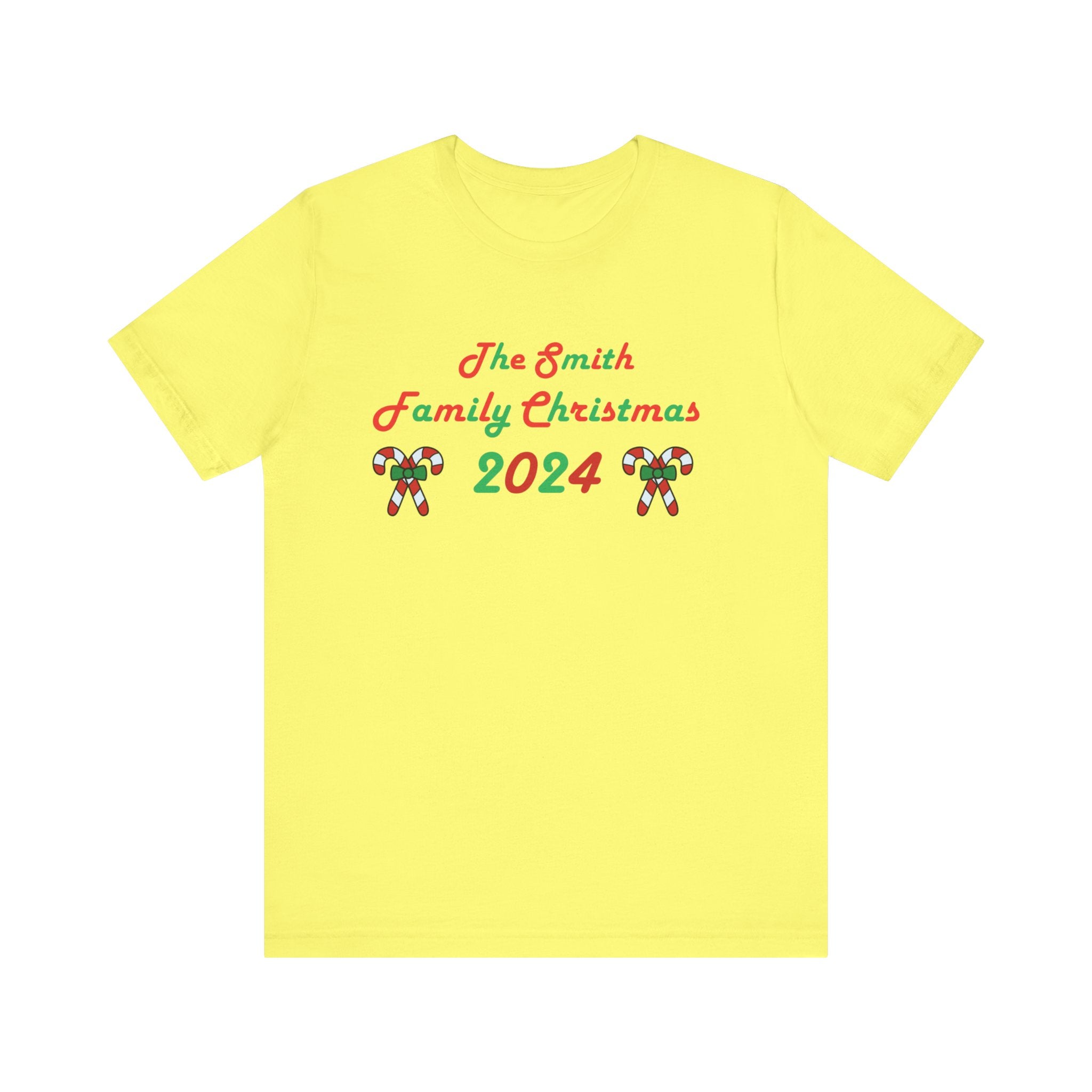 Family Christmas Personalized Unisex Shirt 2024