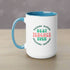 Best Teacher Ever Two-Tone Coffee Mug, 15oz