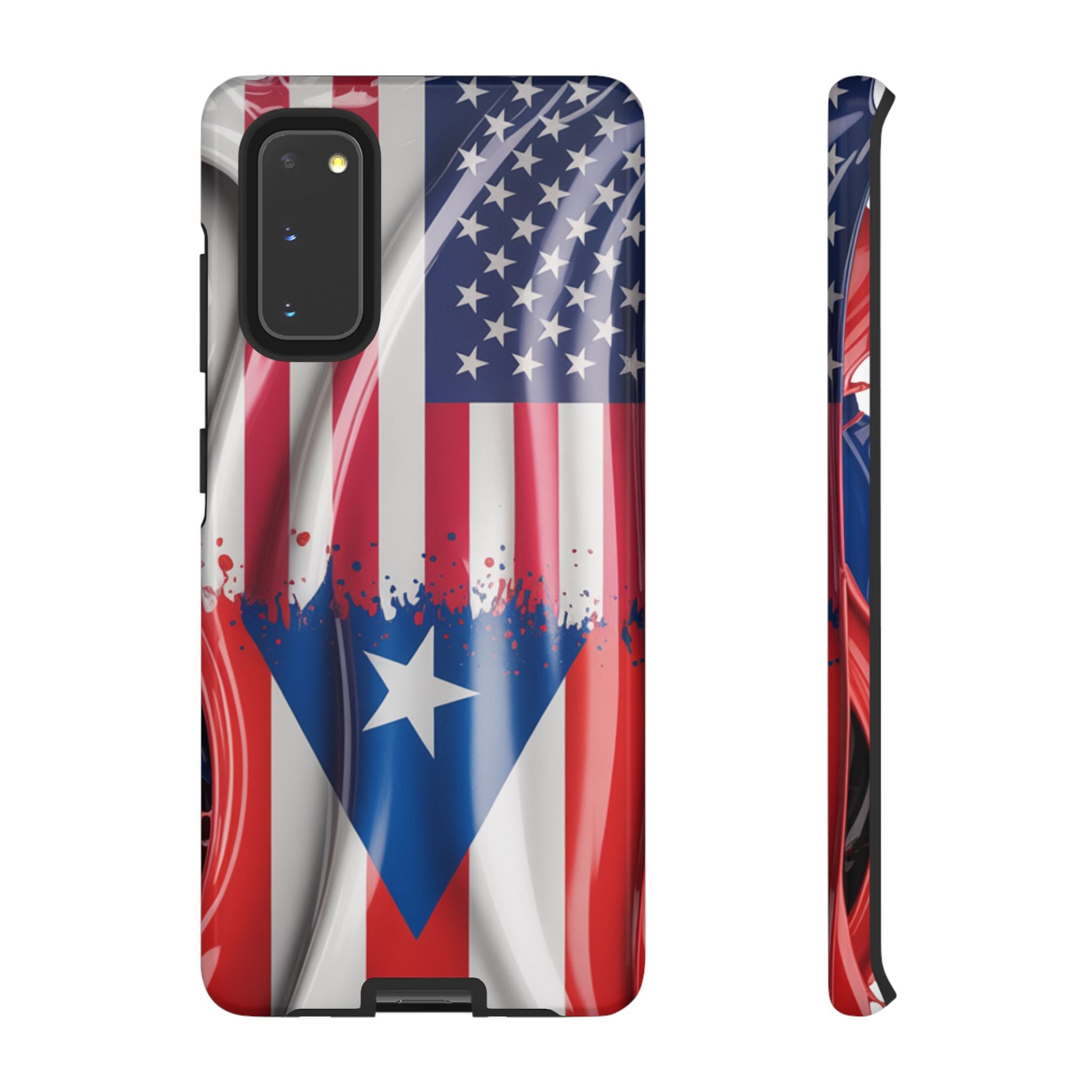 Copy of Phone Case - Puerto Rican and American Flag Unity Design For Samsung and Google Pixel