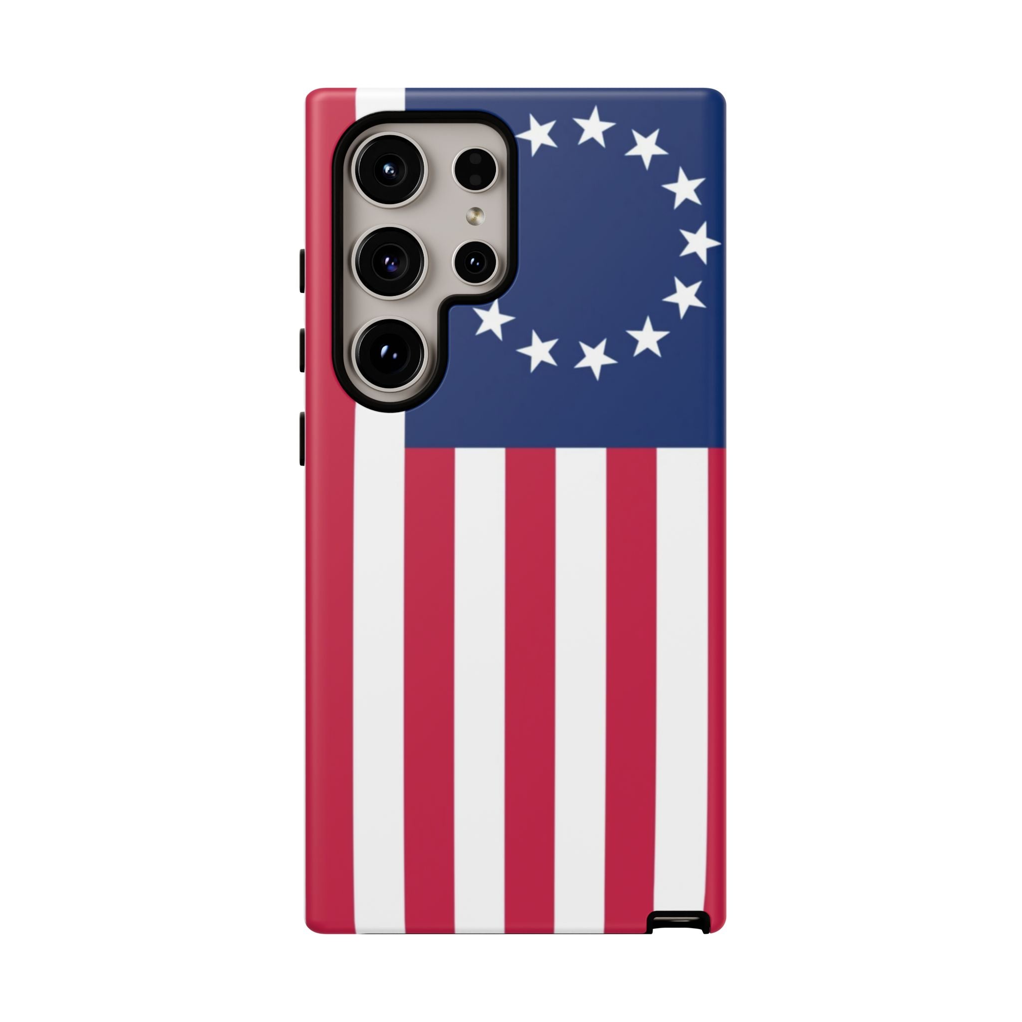 Betsy Ross Flag Tough Phone Case — Patriotic 13-Star American Protective Cover