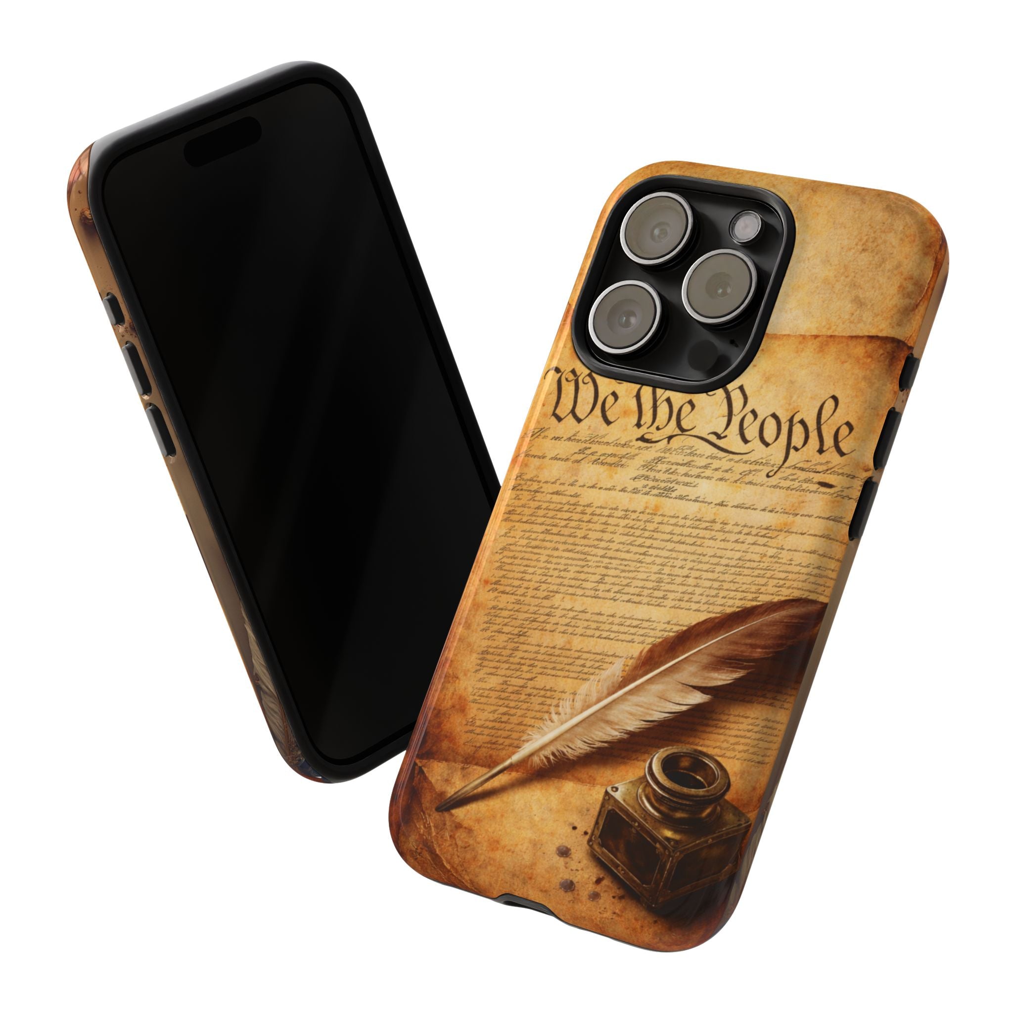 Patriotic "We The People" Phone Case — Vintage Constitution Design