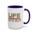 Coffee Is a Cup of Hope 15oz Mug — Colorful Ceramic Coffee Cup