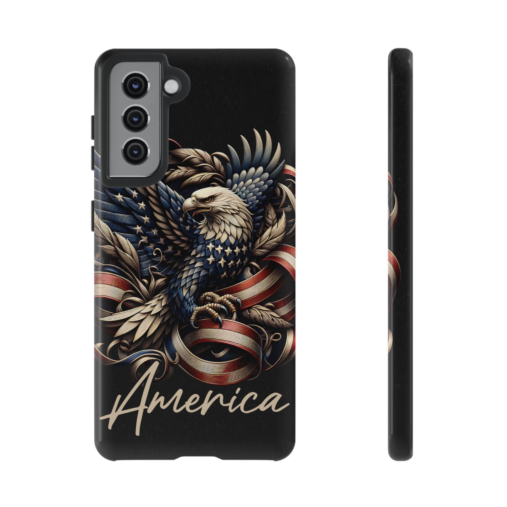 Phone Case - Patriotic American Eagle Design
