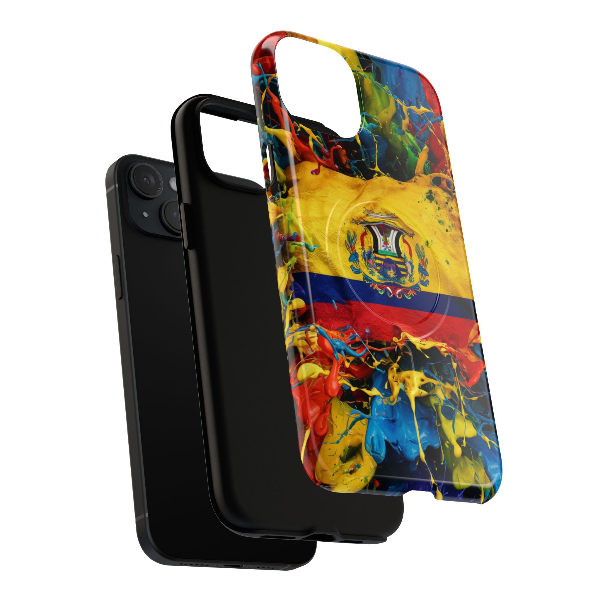Paint Splash Phone Case, Ecuadorian design fits Iphone 14-16