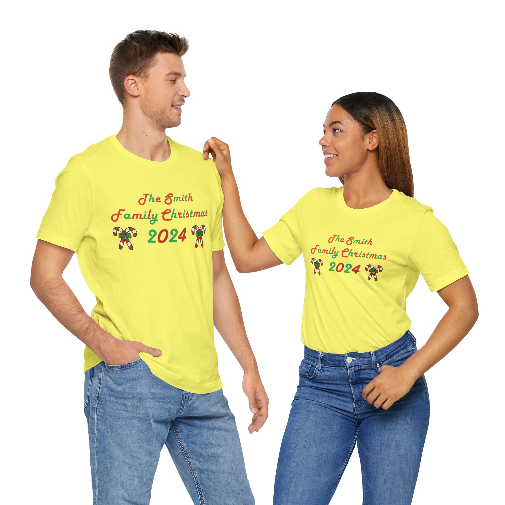 Family Christmas Personalized Unisex Shirt 2024