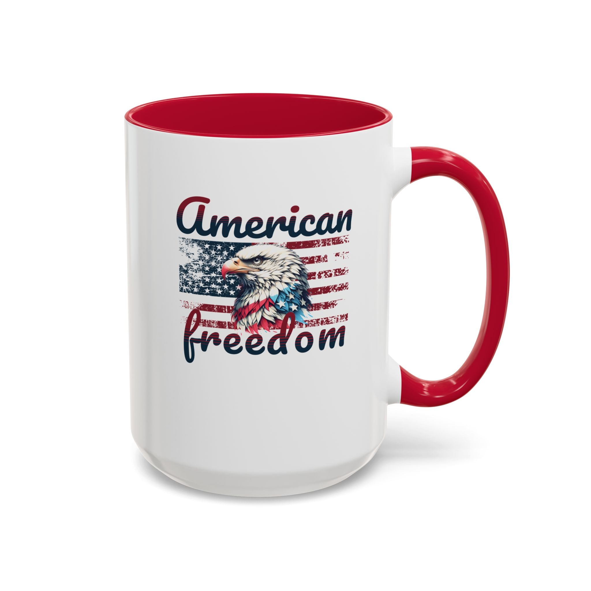 American Eagle Mug — Patriotic 15oz Coffee Cup