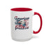 American Eagle Mug — Patriotic 15oz Coffee Cup