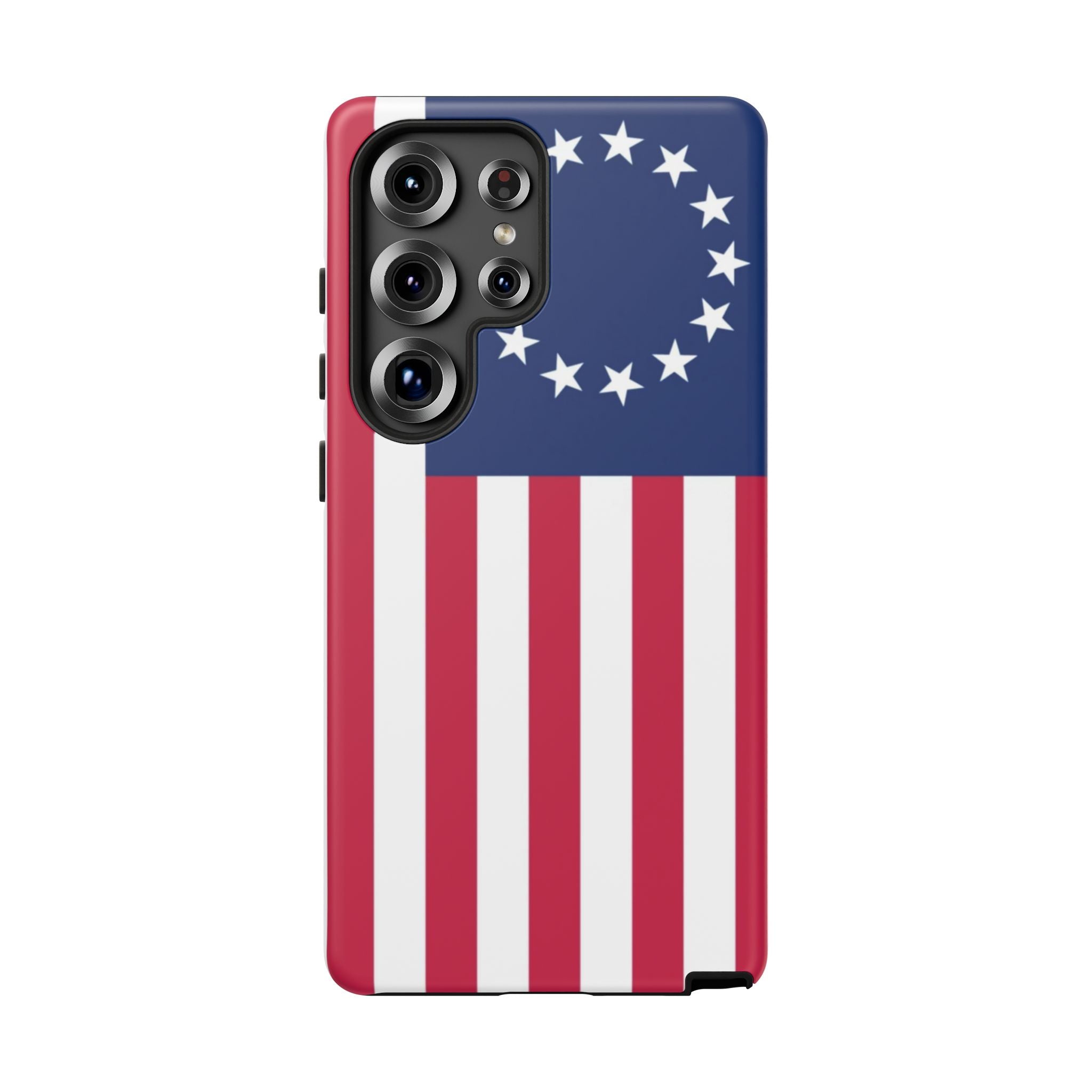 Betsy Ross Flag Tough Phone Case — Patriotic 13-Star American Protective Cover