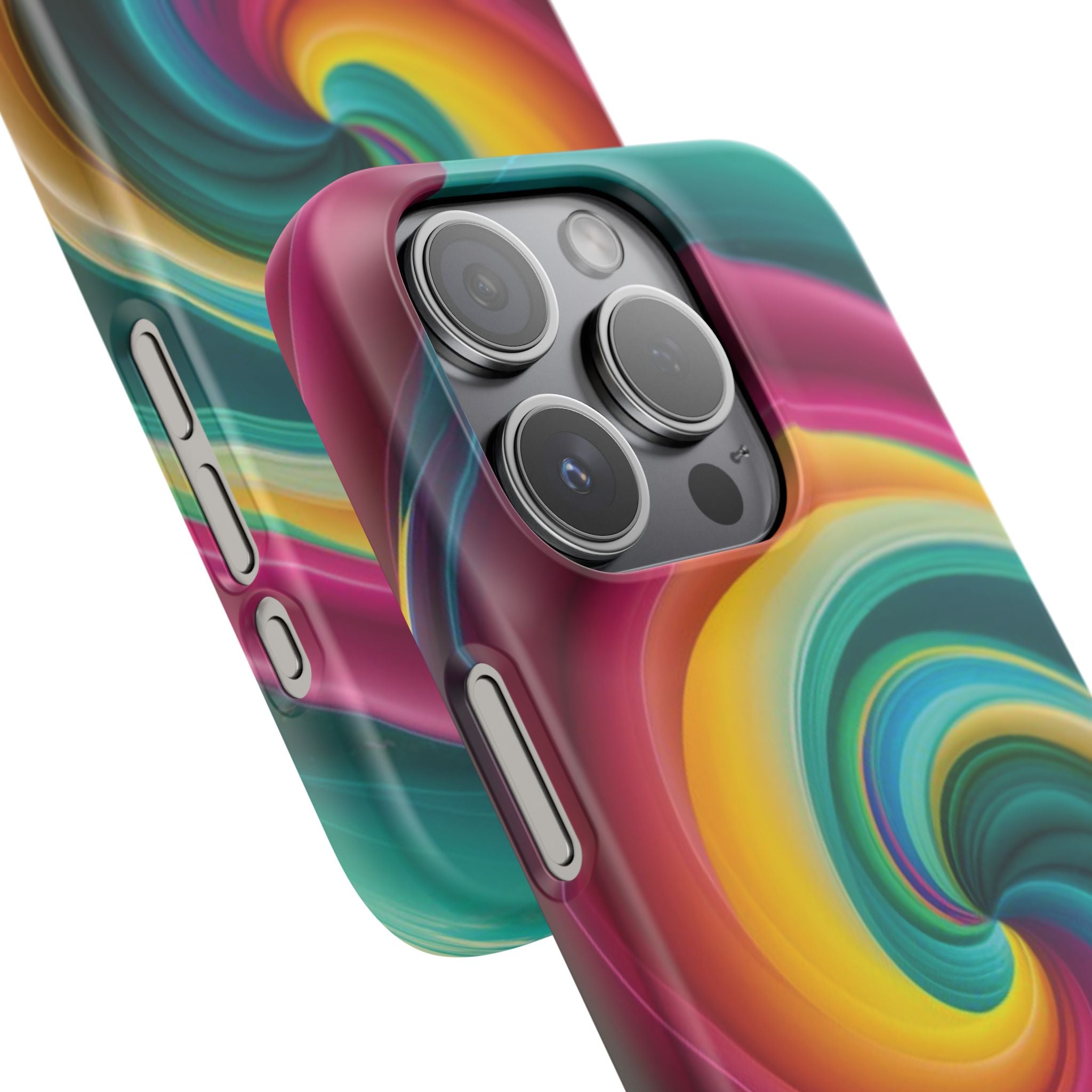Colorful Abstract Swirl Phone Case I phone 18-13