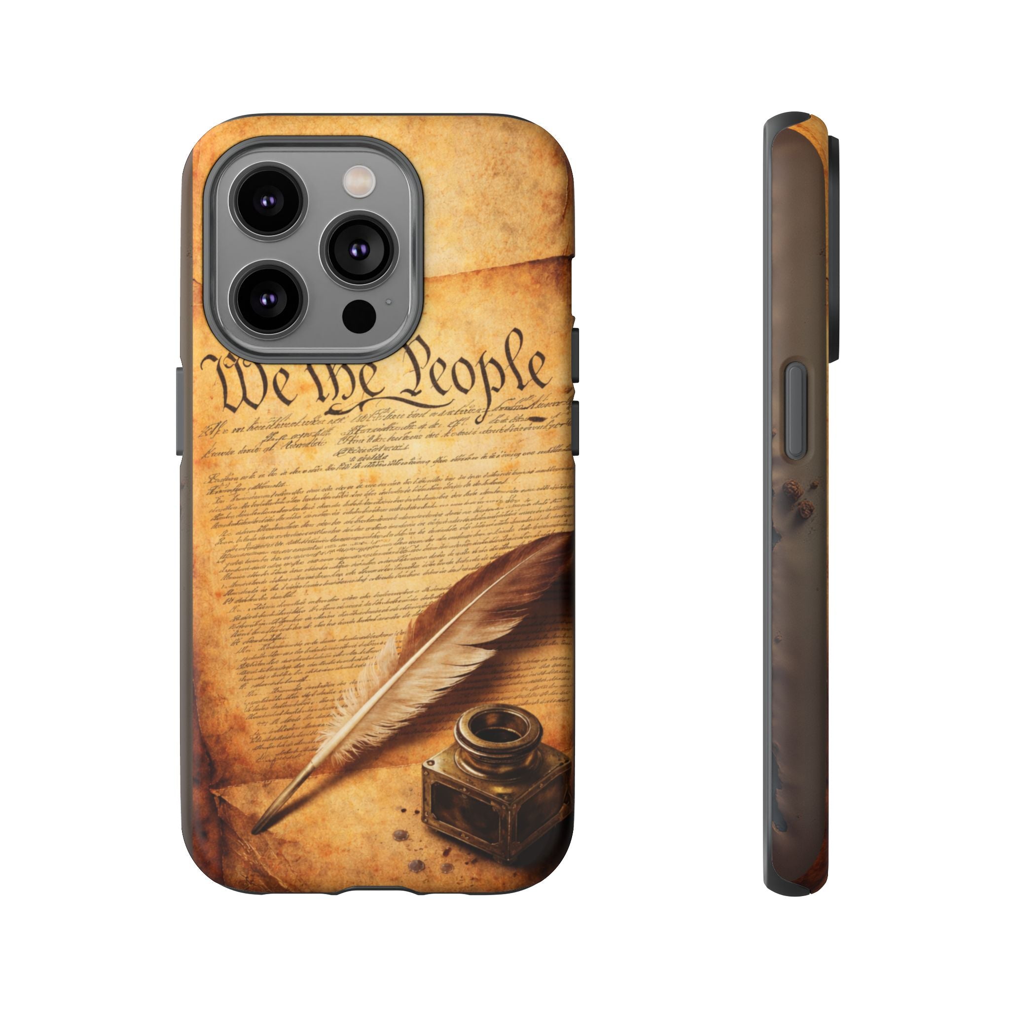 Patriotic "We The People" Phone Case — Vintage Constitution Design