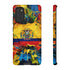 Phone Case, Ecuadorian Flag Paint Splash Design For Samsung And Google Pixel