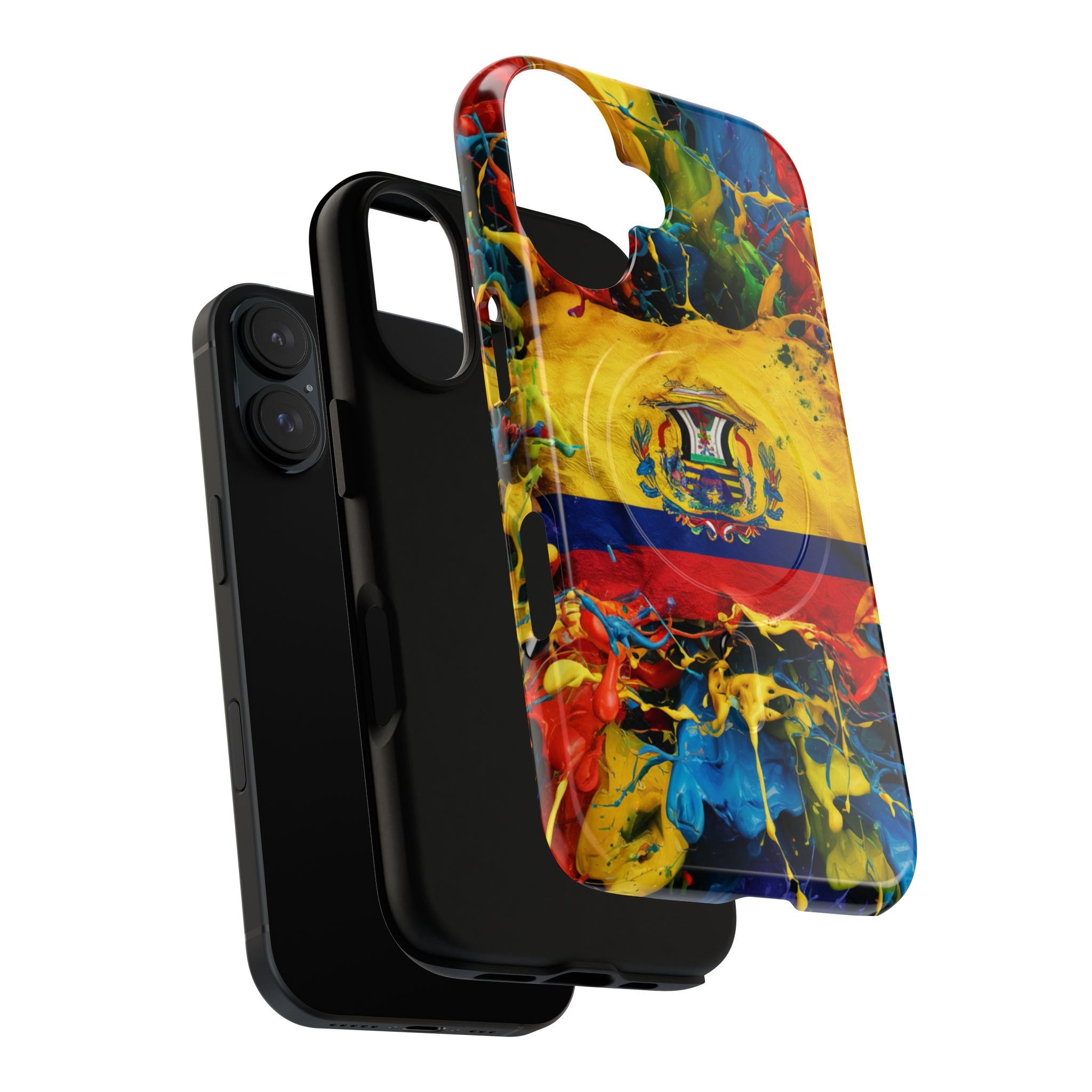 Paint Splash Phone Case, Ecuadorian design fits Iphone 14-16