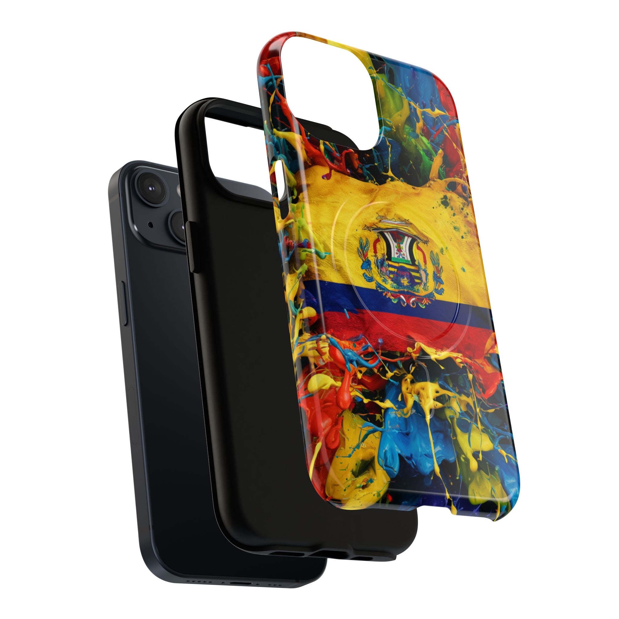 Paint Splash Phone Case, Ecuadorian design fits Iphone 14-16