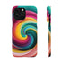 Colorful Abstract Swirl Phone Case I phone 18-13