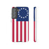 Betsy Ross Flag Tough Phone Case — Patriotic 13-Star American Protective Cover