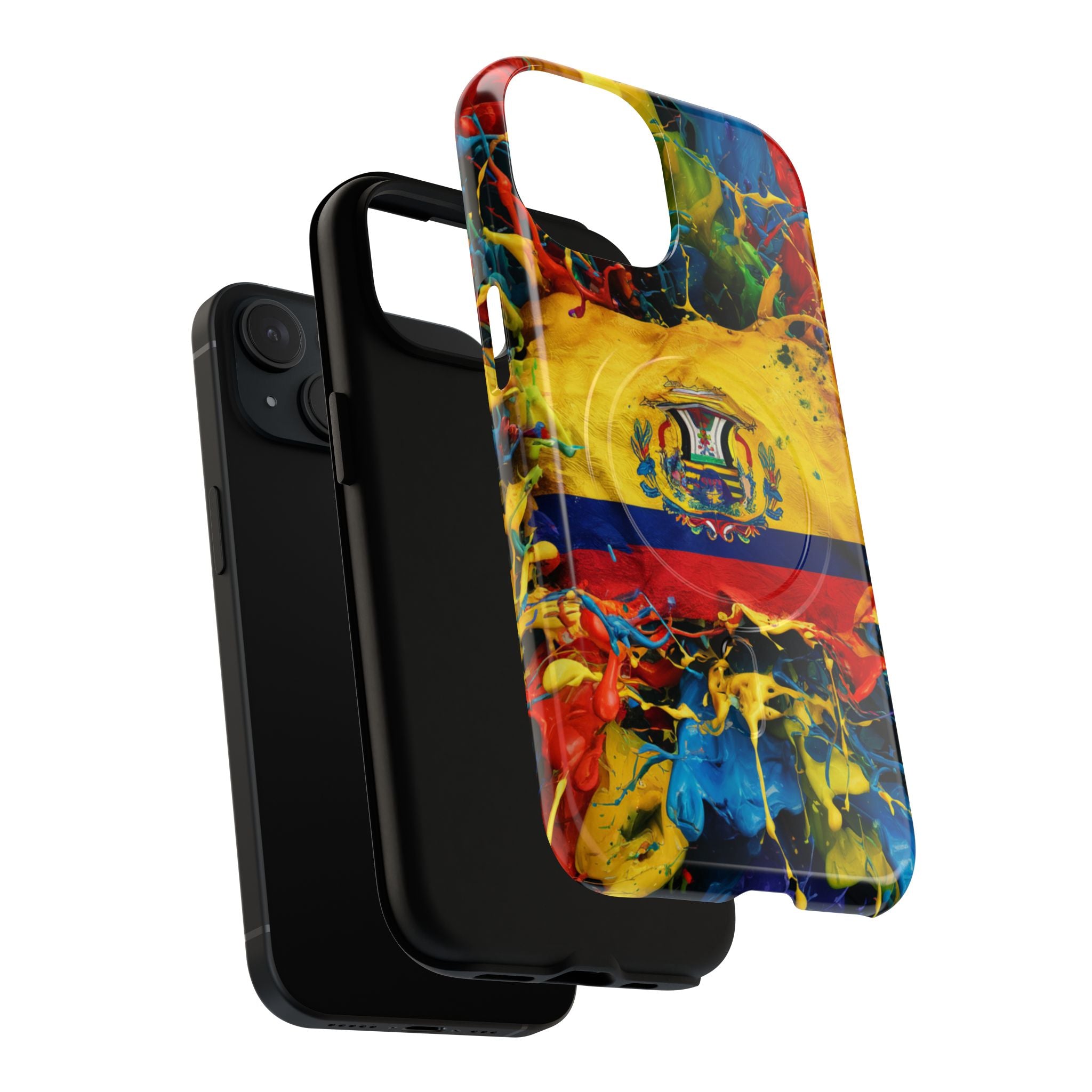 Paint Splash Phone Case, Ecuadorian design fits Iphone 14-16
