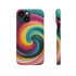 Colorful Abstract Swirl Phone Case I phone 18-13