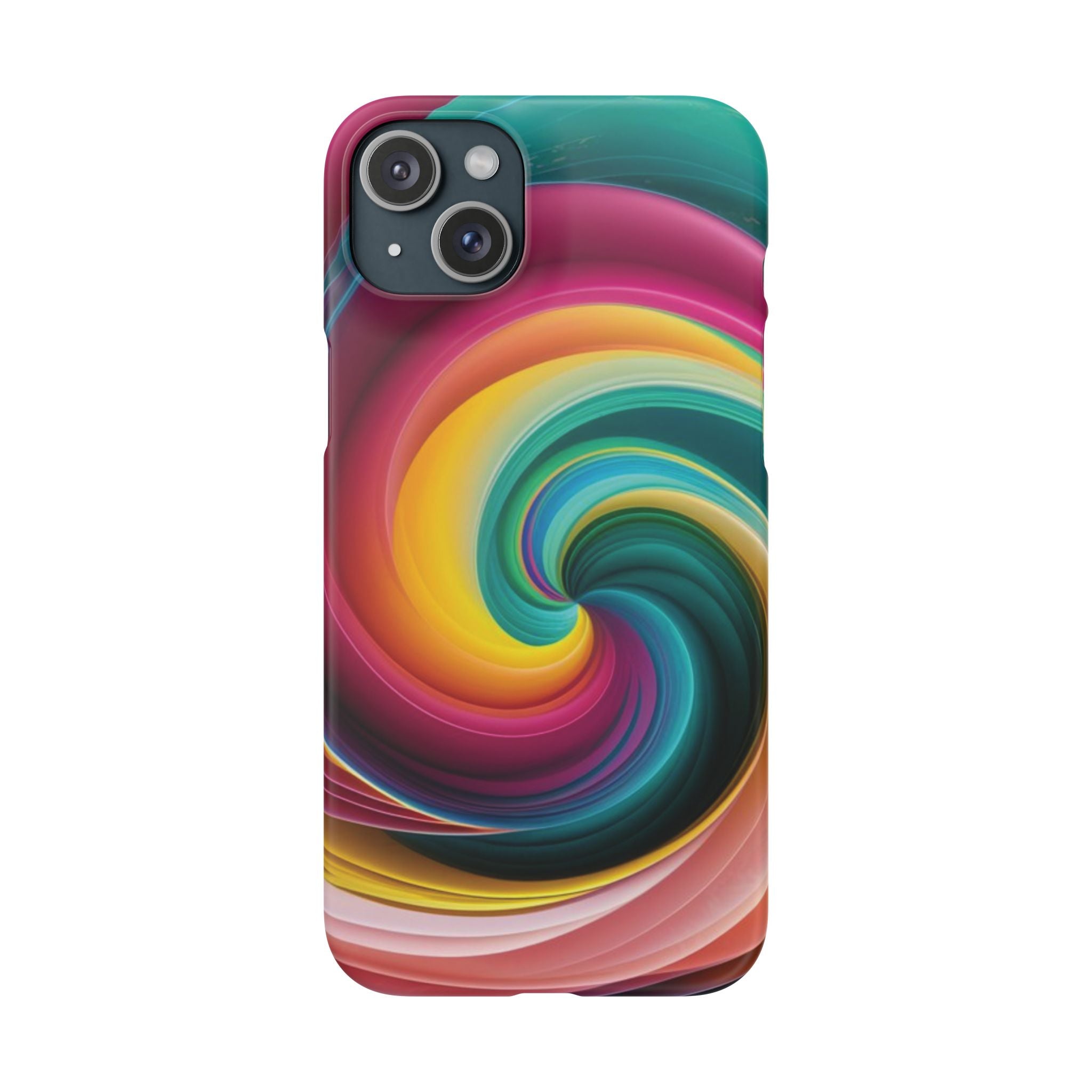 Colorful Abstract Swirl Phone Case I phone 18-13