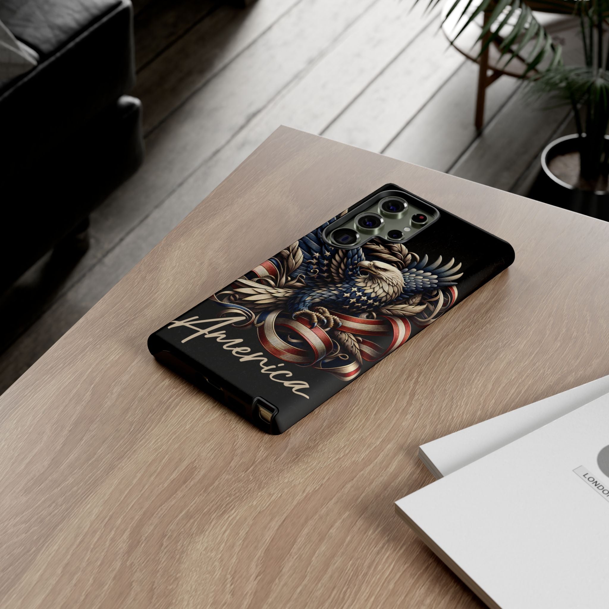 Phone Case - Patriotic American Eagle Design